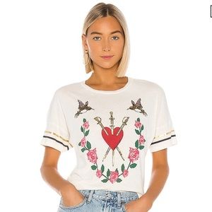 Lauren Moshi Mackenzie Drop Shoulder T Shirt